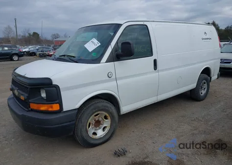 2011 Chevrolet Express 2500 Work Van from USA, damaged, VIN 1GCWGFBA2B1117753